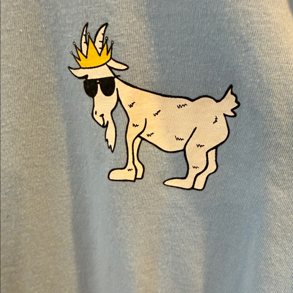 GOAT USA Youth Large Blue Long Sleeve Tee - Picture 3 of 6